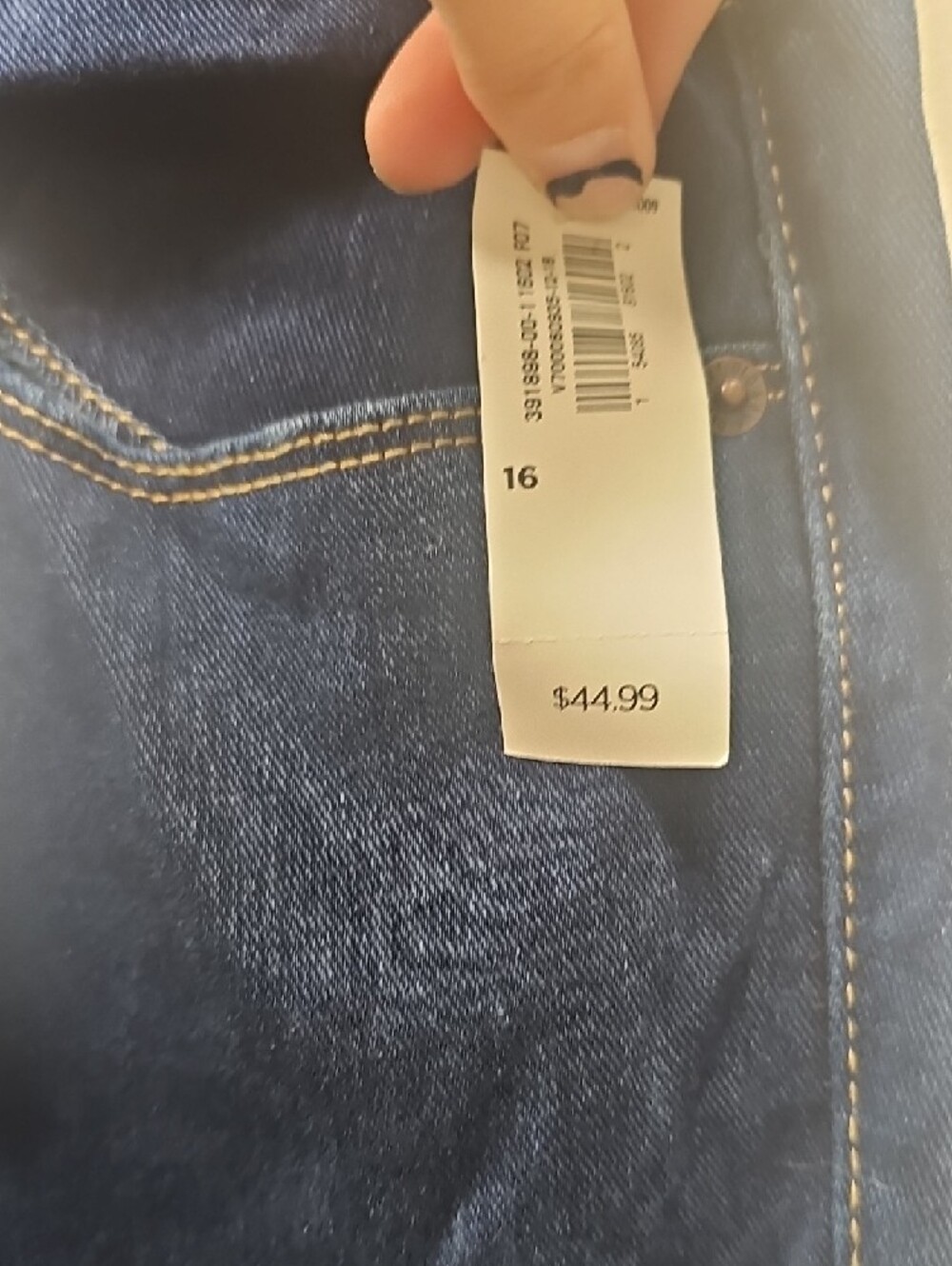 Old Navy Women’s Dark Blue Skinny Jeans - Picture 4 of 4